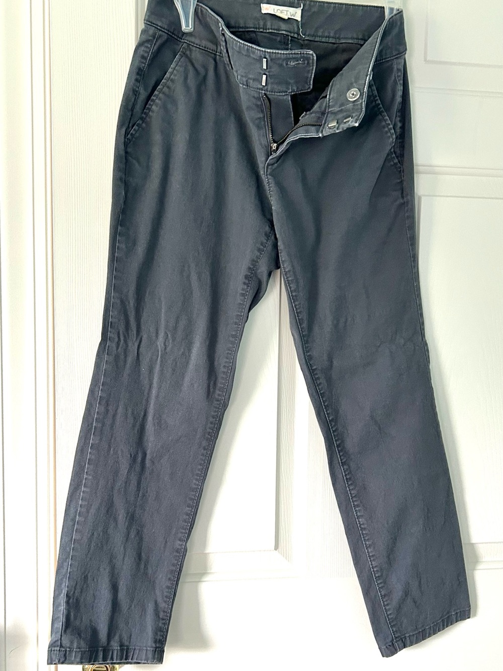 Charcoal grey Loft chinos